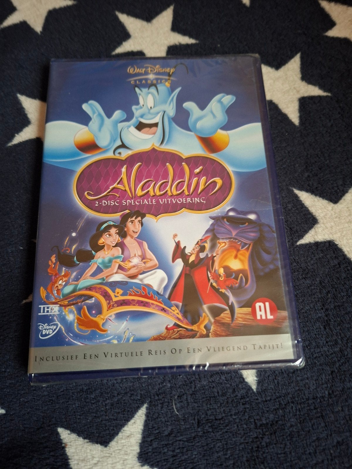 Disney's Aladdin  DVD- Nieuw in de Verpakking, Portugees, Animatie, Inclusief doosje, Nieuw in verpakking