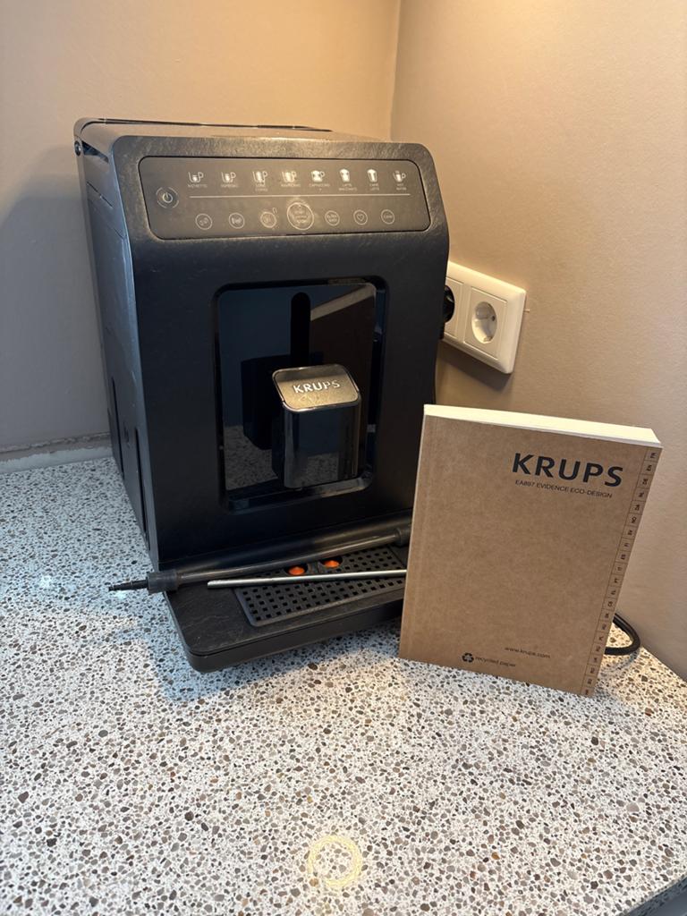 Krups EA897 Evidence Eco-Design Volautomatische Espressomach, Witgoed en Apparatuur, Koffiemachine-accessoires, Ophalen, Gebruikt
