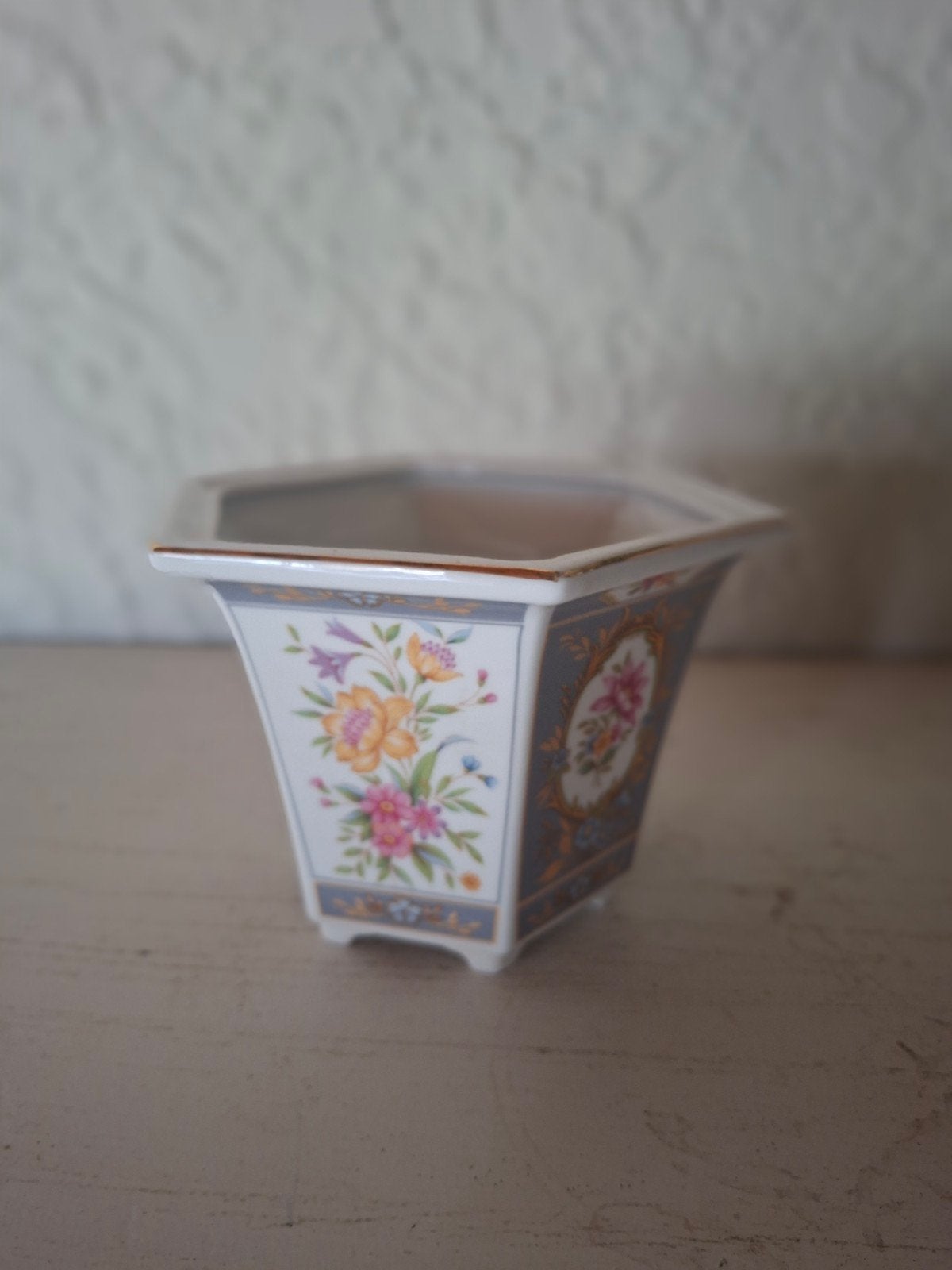 Vintage Japanse Imari bloempot, Ophalen