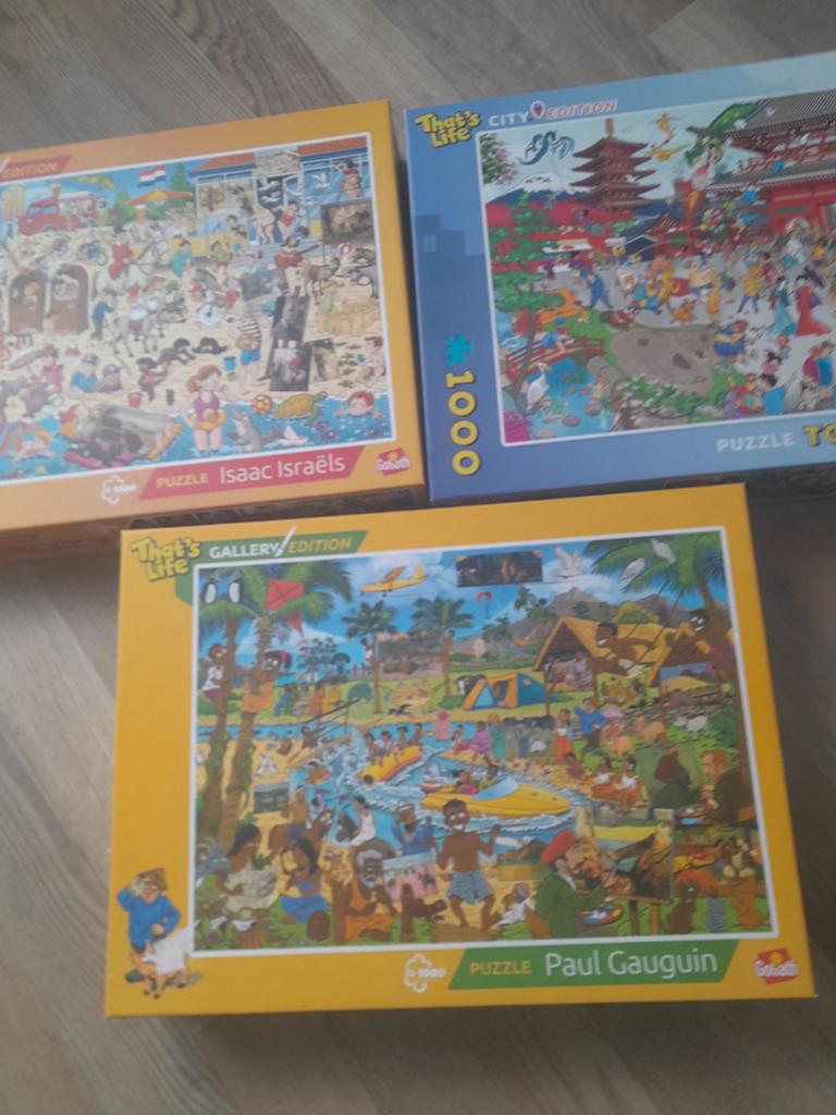 Puzzels, Ophalen, 500 t/m 1500 stukjes, Zo goed als nieuw