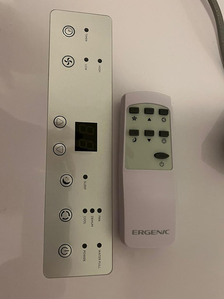 Ergenic Mobiele Airco 9000 BTU, Ophalen of Verzenden, Zo goed als nieuw, Kabel of Snoer