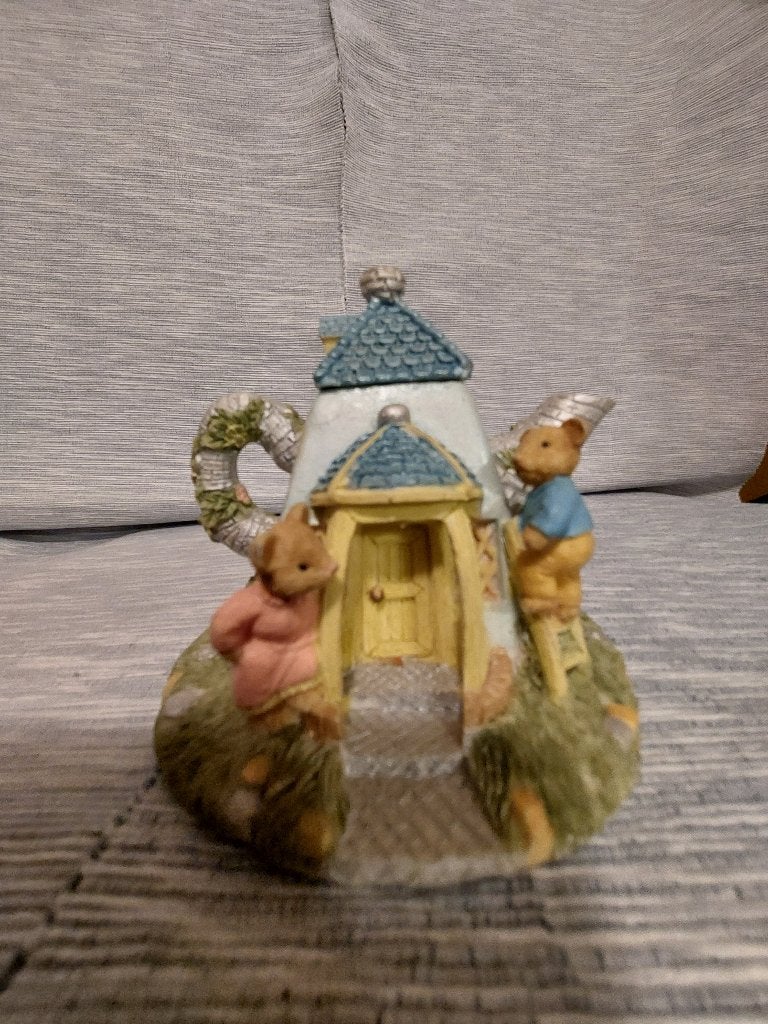Theepotje met beertjes, Ophalen of Verzenden, Zo goed als nieuw, Beeldje, Overige merken