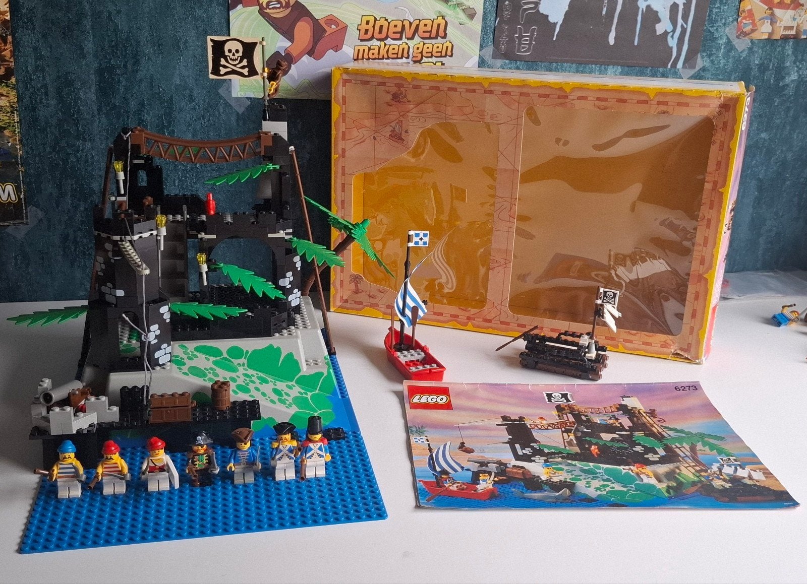 lego piraten eiland 6273, Gebruikt, Lego, Complete set, Inclusief minifiguren