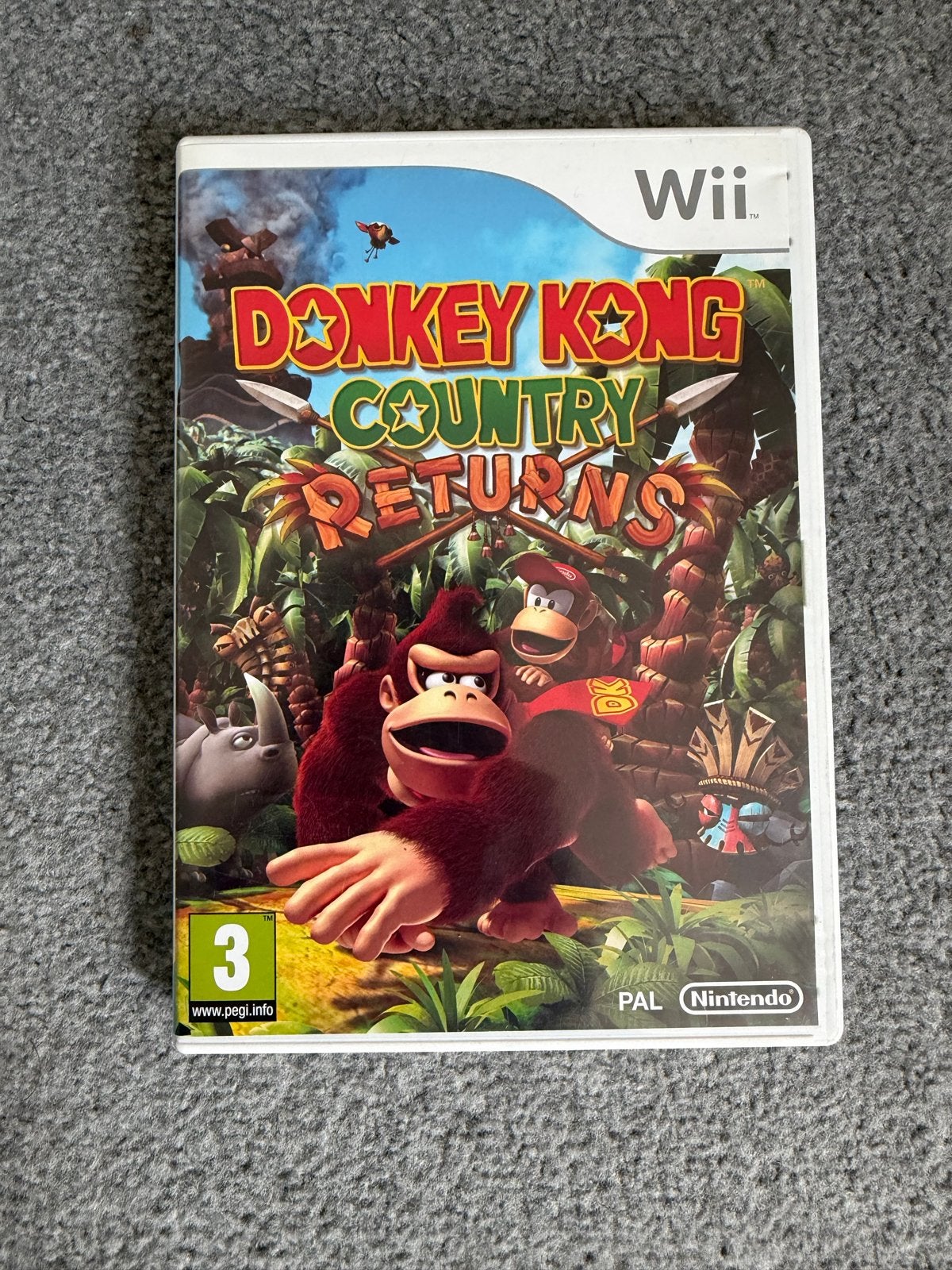Donkey Kong Country Returns Wii, 2 spelers, Eén computer, Ophalen of Verzenden, Zo goed als nieuw