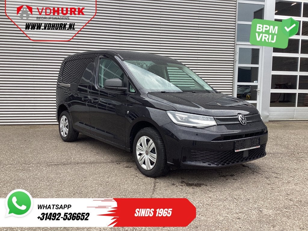 Volkswagen Caddy Cargo 1.5 TSI 115 pk DSG Aut BENZINE LED/ L, Auto's, Bestelauto's, 4 cilinders, Volkswagen, 116 pk, Zwart