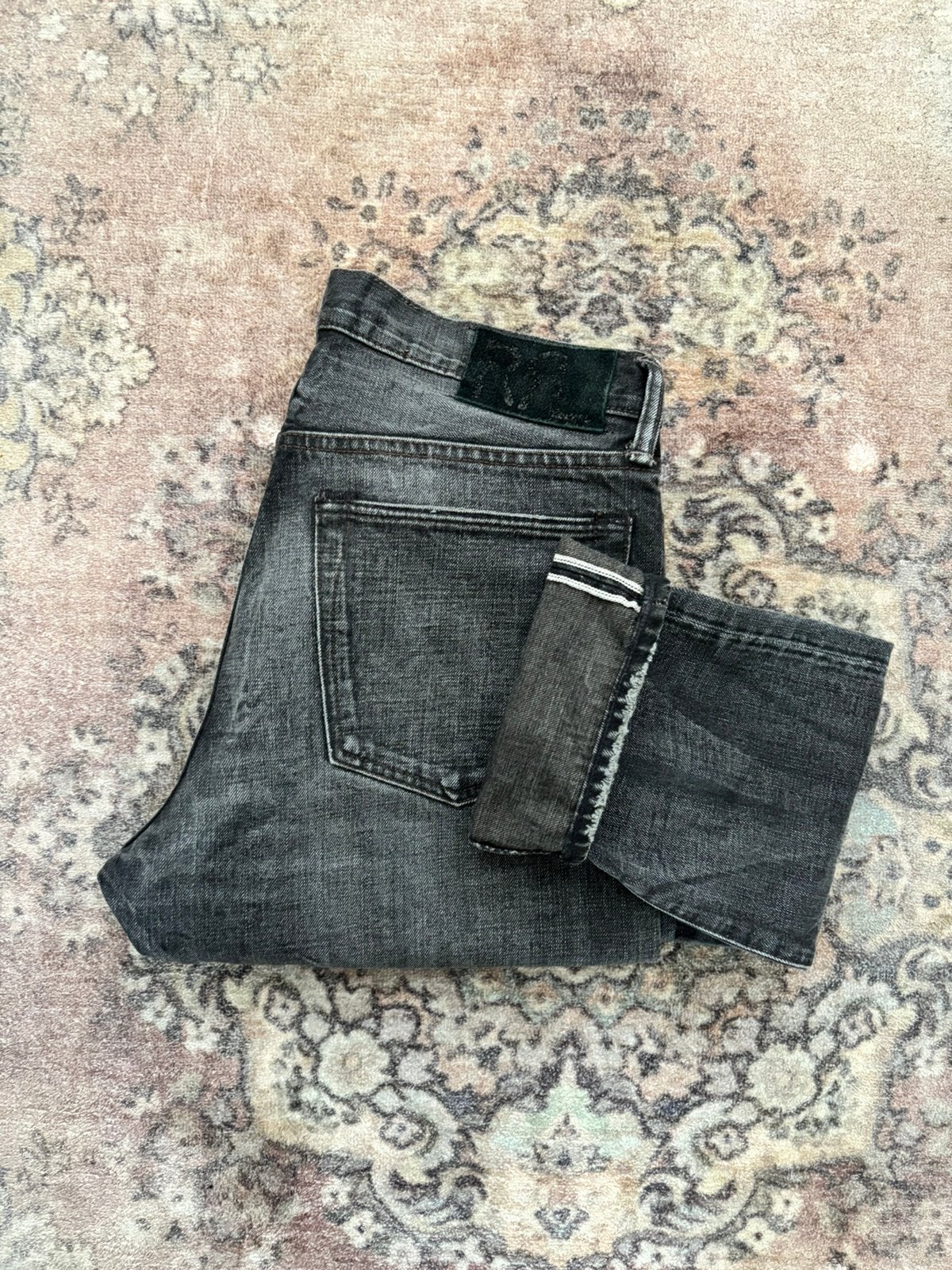 RRL Ralph Lauren Japanese Selvedge Denim Faded Jeans Zwart, Ophalen of Verzenden, Gedragen, Zwart, W33 - W34 (confectie 48/50)