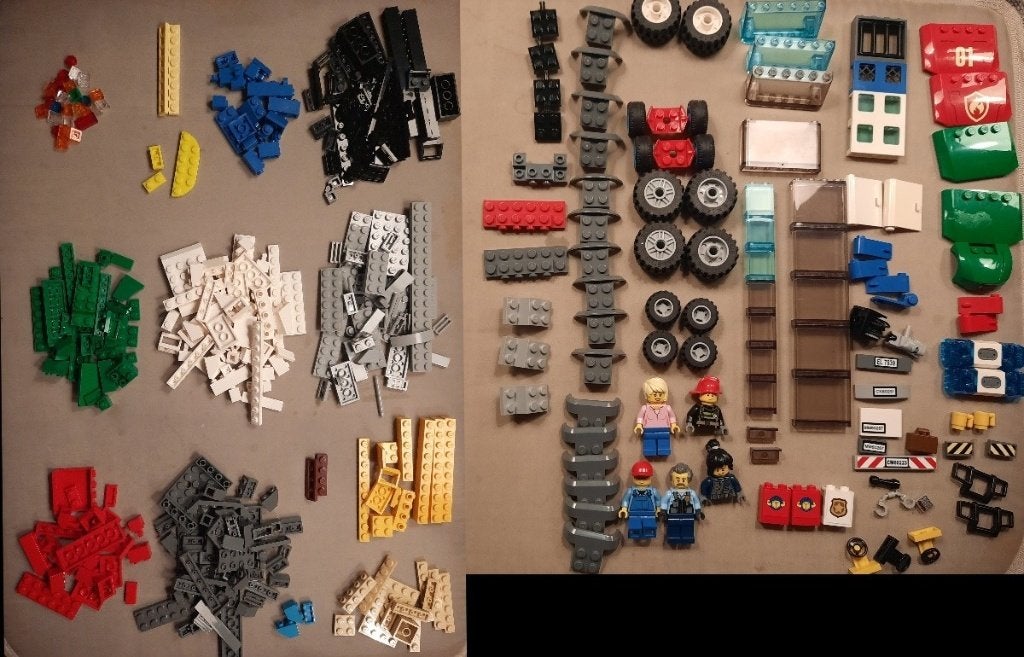 losse lego, Lego, Ophalen of Verzenden, Zo goed als nieuw, Inclusief minifiguren