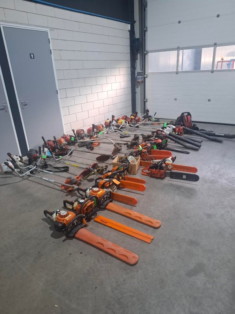 Grote partij tuin machines in 1 koop ca 33 stuks, Ophalen, Gebruikt, Minder dan 90 cm