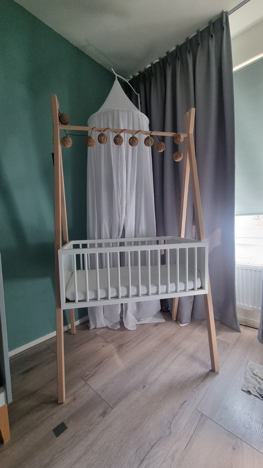 Childhome Tipi Wieg met Zzzzooo matras 50x90x7, Ophalen of Verzenden, Gebruikt, Wieg