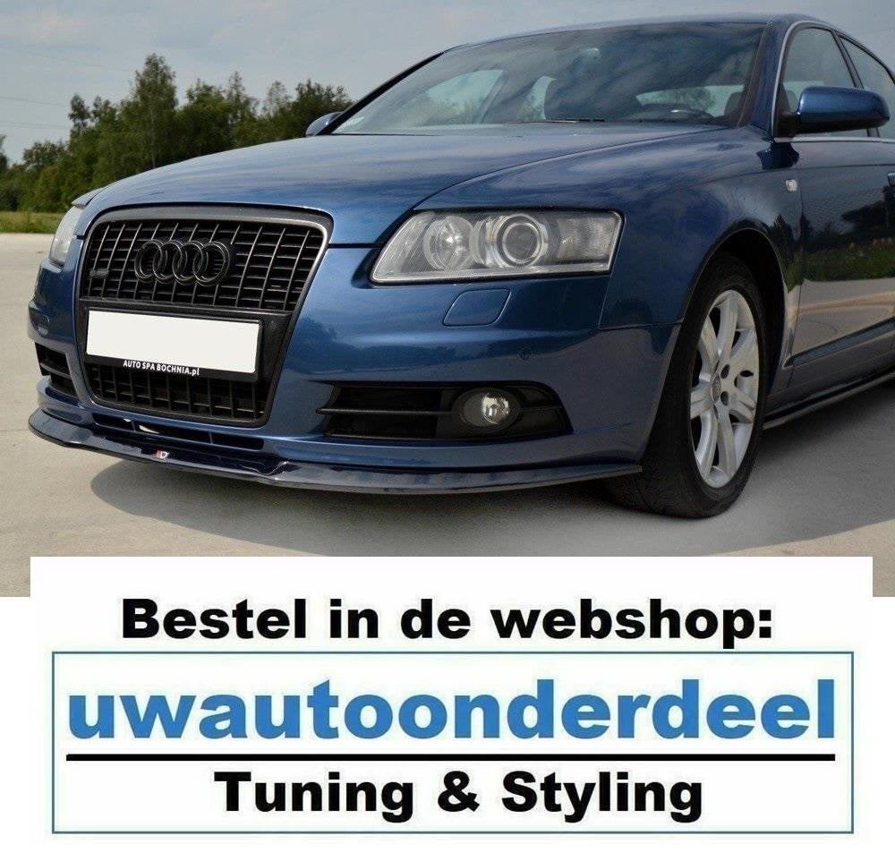 Spoiler Voorspoiler Lip Splitter Geschikt Voor Audi A6 C6 S