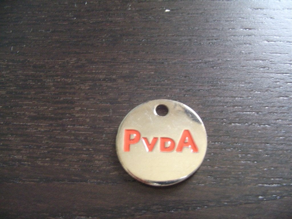 winkelwagenmuntje PvdA, Ophalen of Verzenden