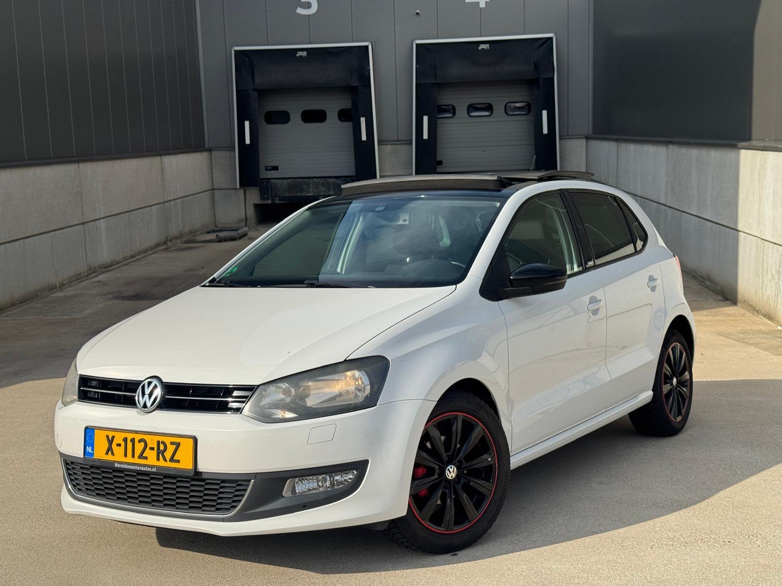 Volkswagen Polo 1.2 TSI 90PK DSG 2012 Wit Pano, Auto's, Volkswagen, Stof, 40 €/maand, 4 cilinders, Wit