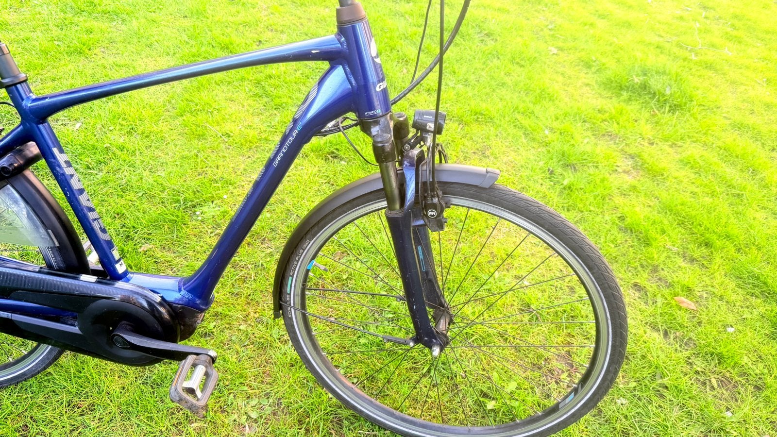Mooie goede Elektrische fiets Giant GrandTour 51cm 7speed, Ophalen, Gebruikt, Giant, 51 tot 55 cm