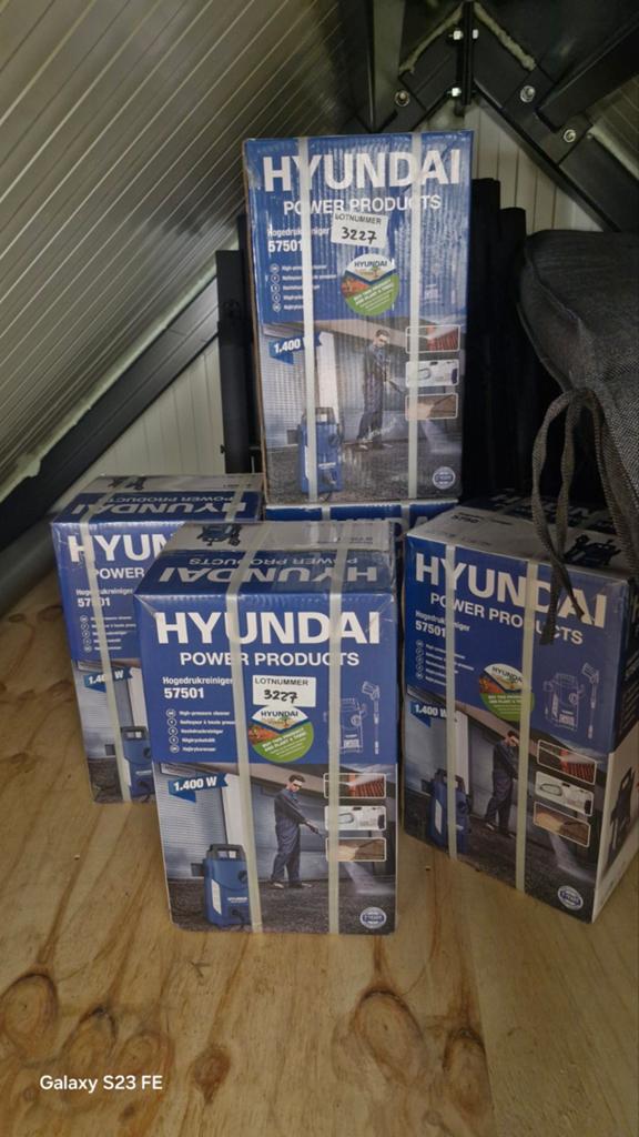 Nieuwe Hyundai Hogedrukreiniger 1400W in doos, Ophalen of Verzenden, Nieuw, Elektrisch