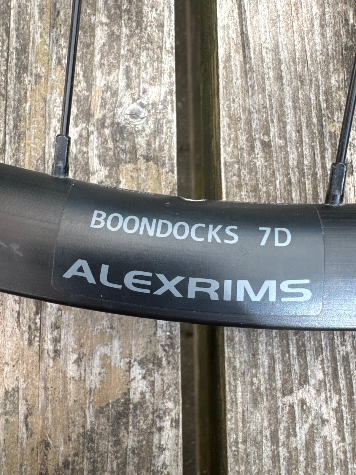 Alexrims Boondocks 7D Wielset, Zo goed als nieuw, Gravelbike, Aluminium, Ophalen