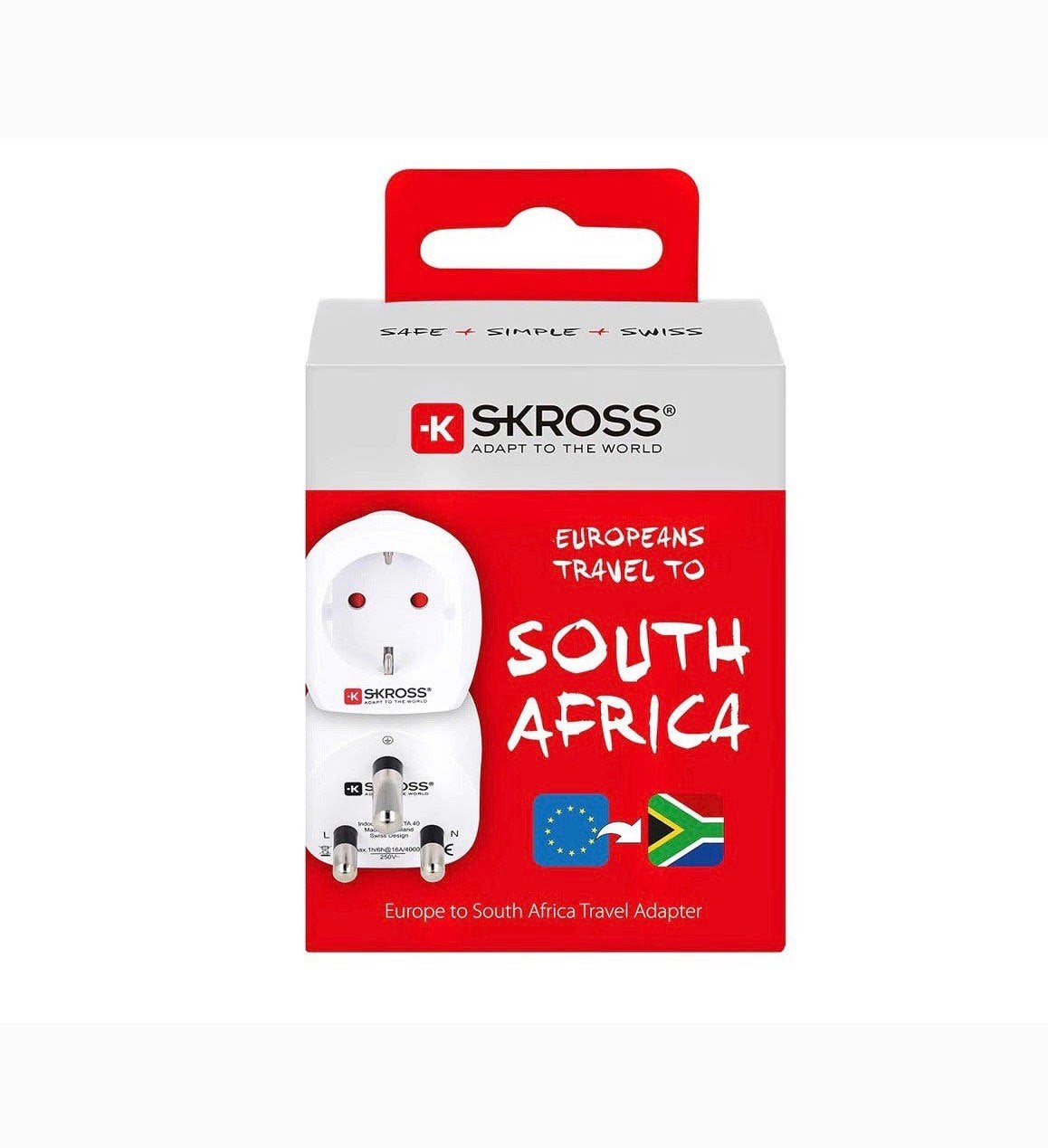 2x Reisadapters/reisstekkers Zuid Afrika, Ophalen, Zo goed als nieuw