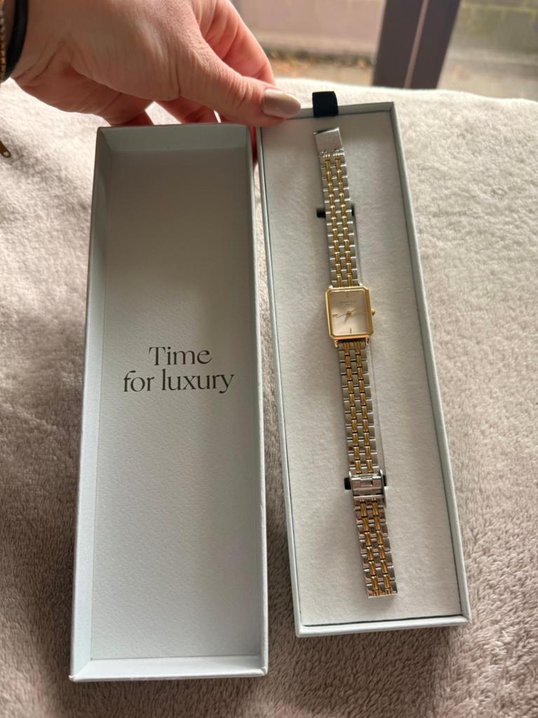 Rosefield horloge goud en zilver, Overige merken, Polshorloge, Nieuw, Ophalen of Verzenden