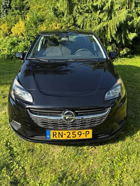 Opel Corsa 1.4 66KW/90PK 5D 2018 Zwart, Voorwielaandrijving, 4 cilinders, Origineel Nederlands, Handgeschakeld