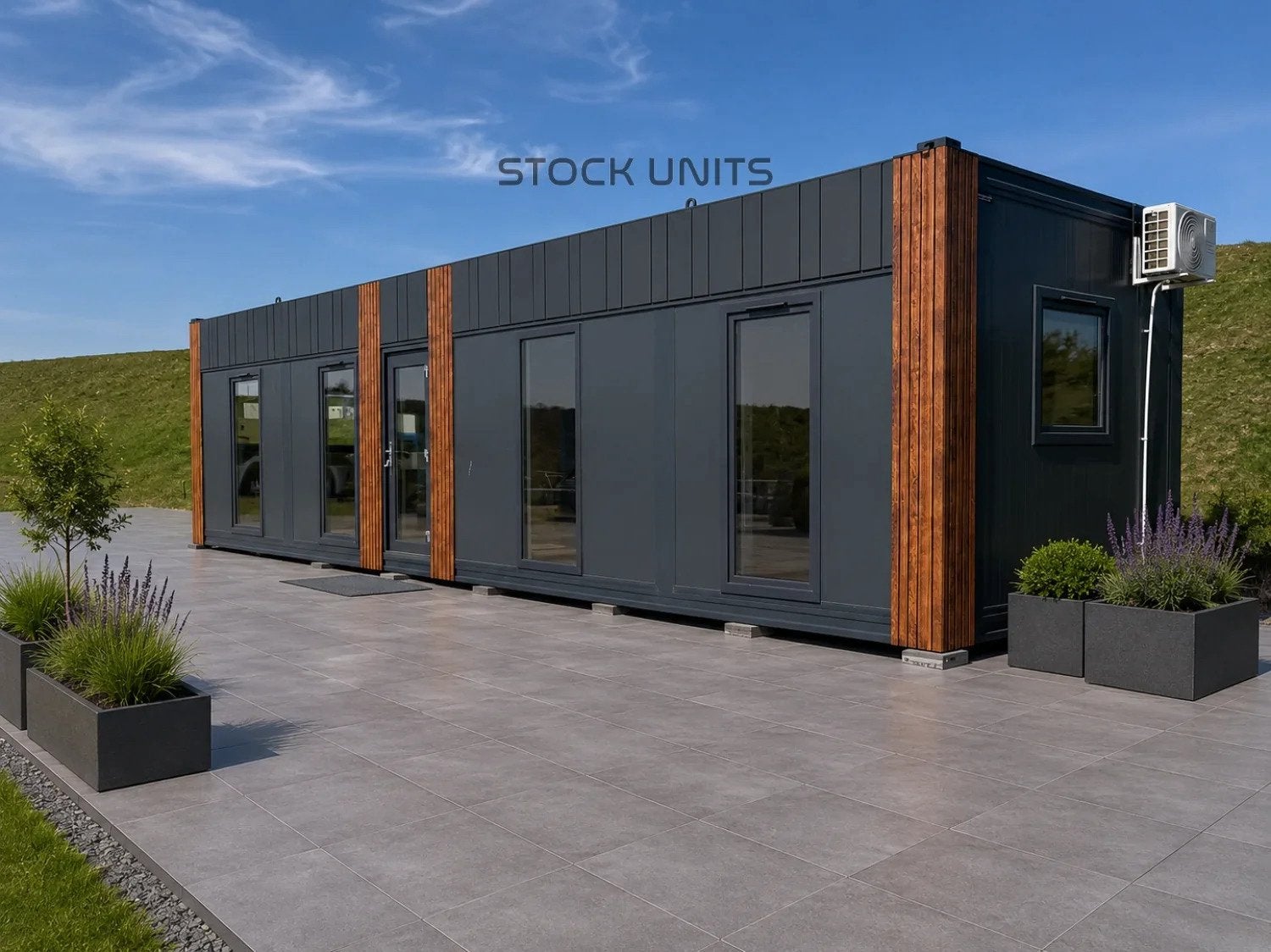 StockUnits Woonunit 13x3,2m -2 slaapkamers -Direct Leverbaar, Ophalen of Verzenden, Nieuw