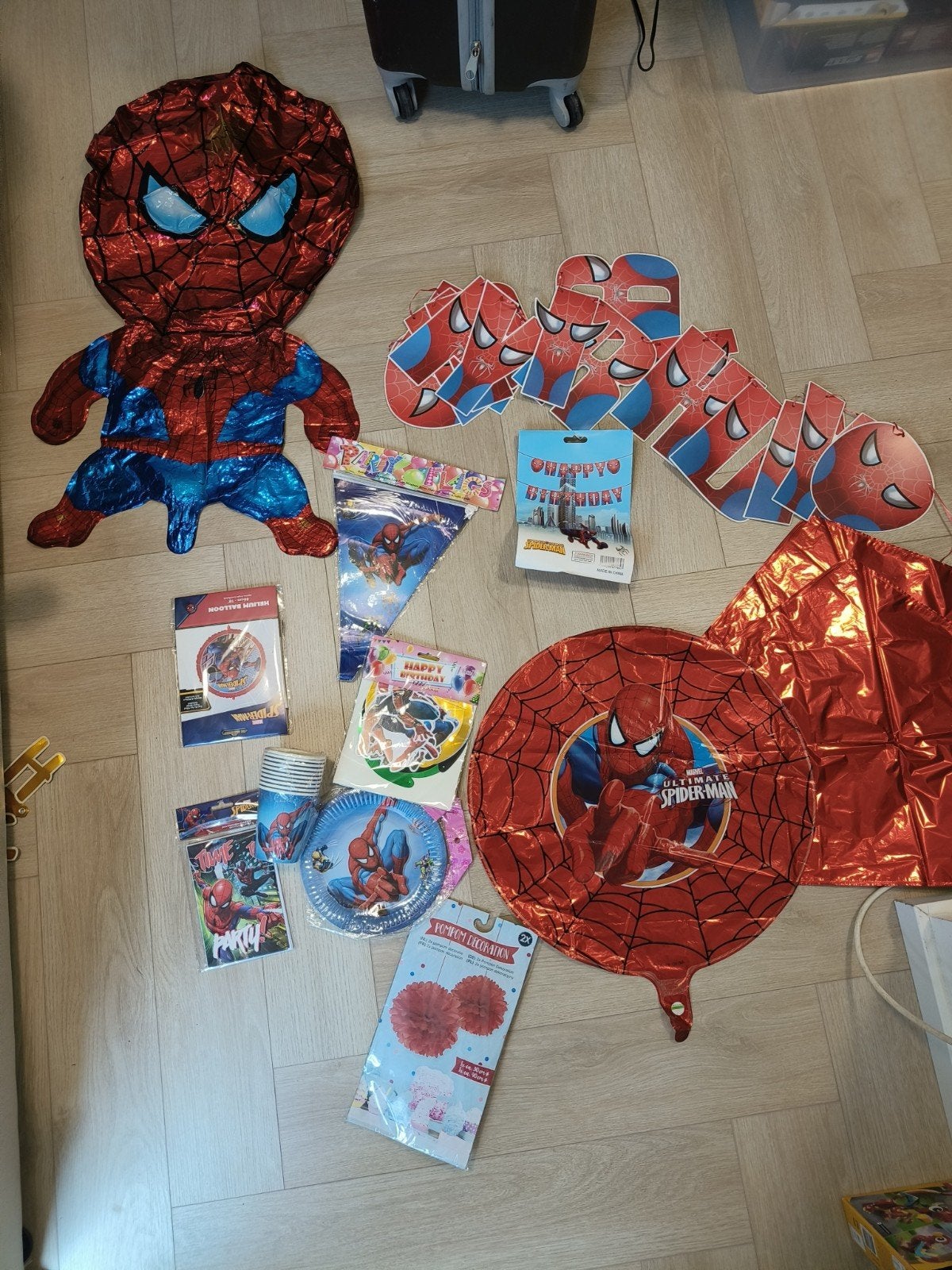 Spiderman feest decoratie, Ophalen of Verzenden