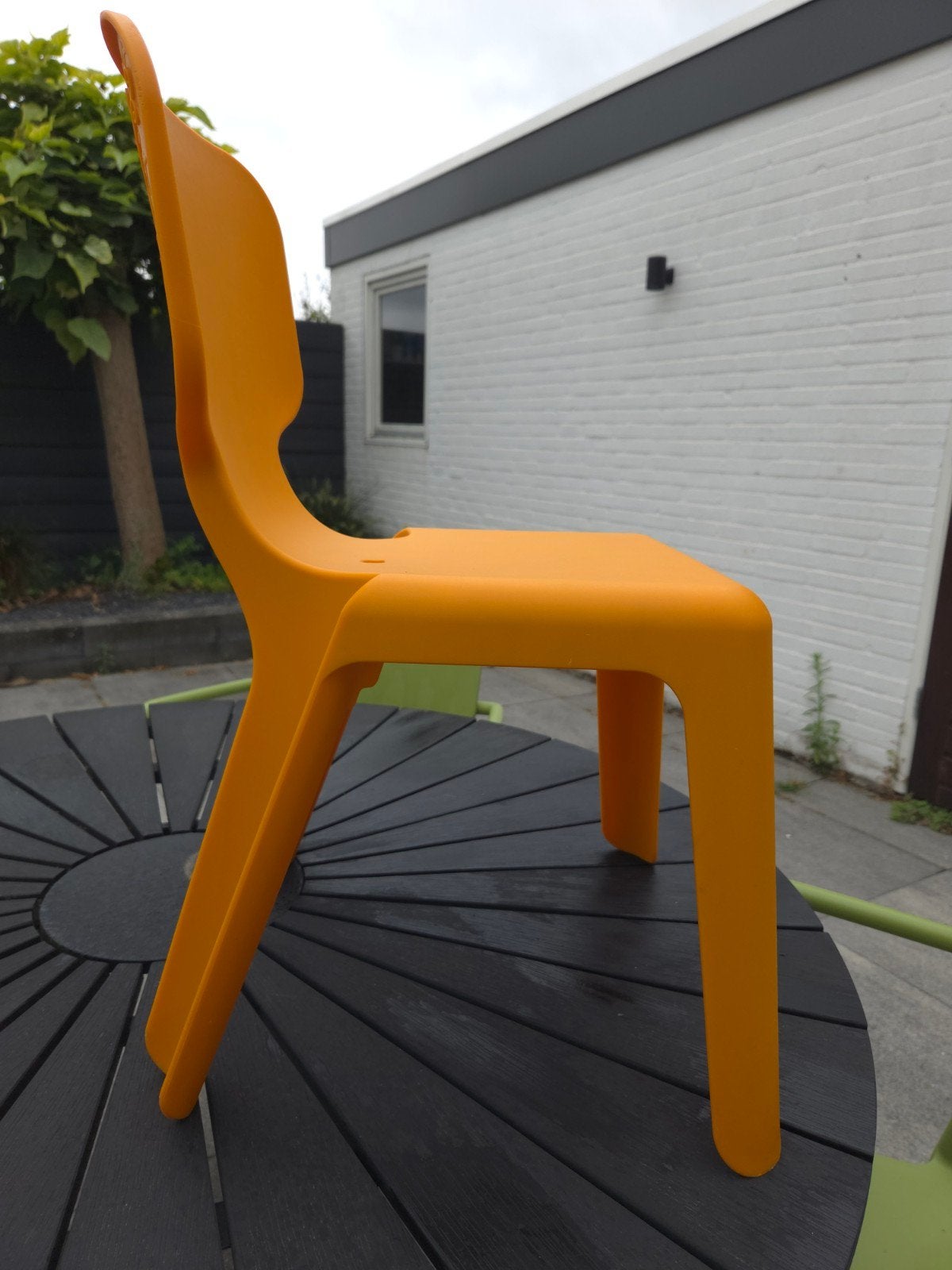 Design kinderstoel Alma by Magis Me Too - Oranje, Ophalen of Verzenden, Zo goed als nieuw, Overige typen