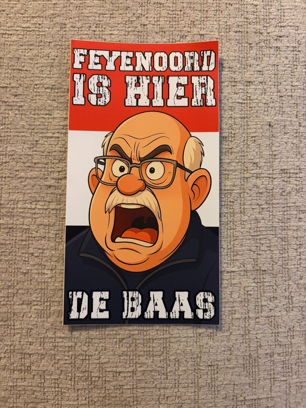 Feyenoord sticker, Verzamelen, Ophalen of Verzenden, Zo goed als nieuw, Sport