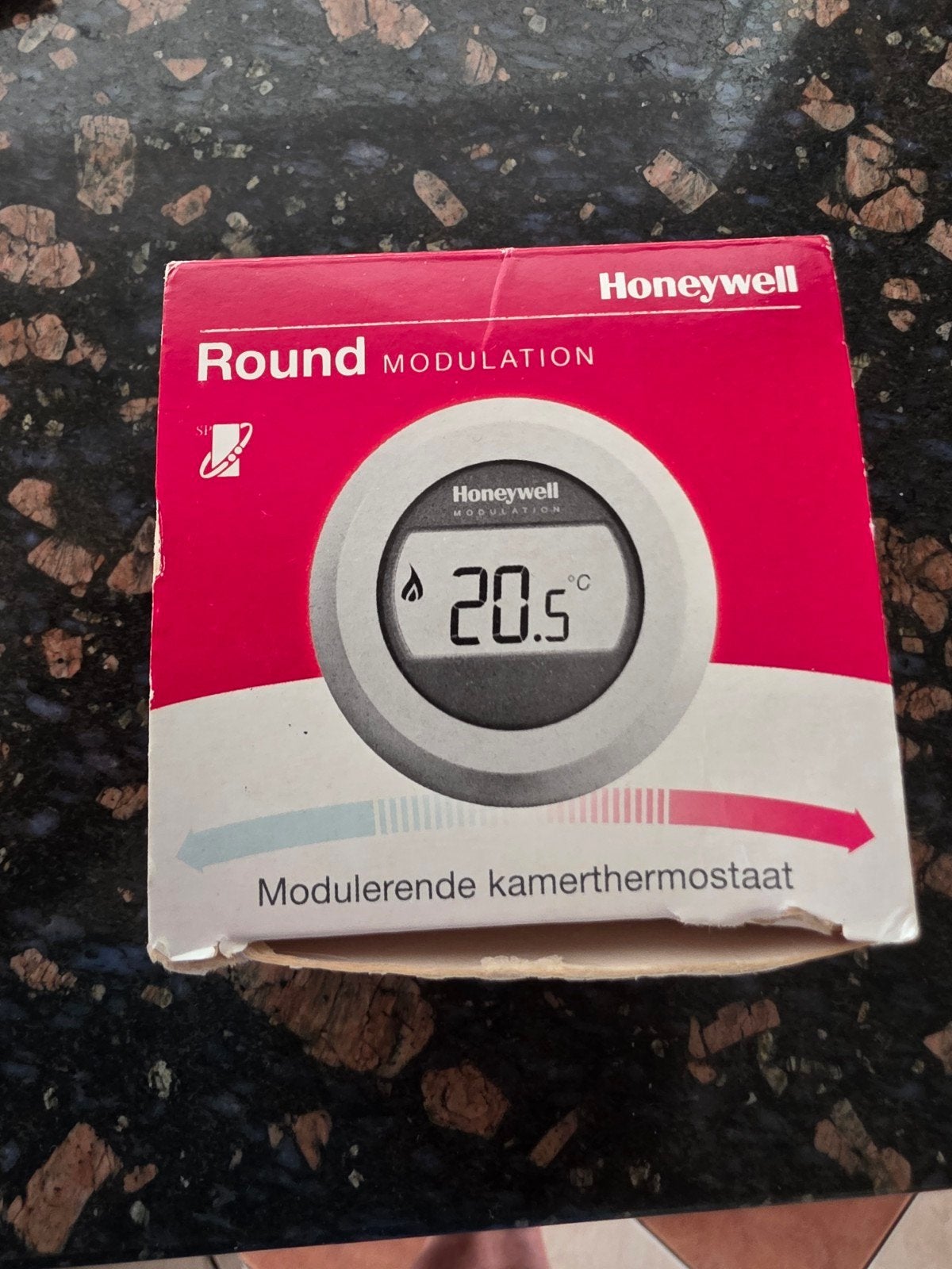 Honeywell Round Modulation T87M2018 Kamerthermostaat, Ophalen of Verzenden, Slimme thermostaat, Nieuw