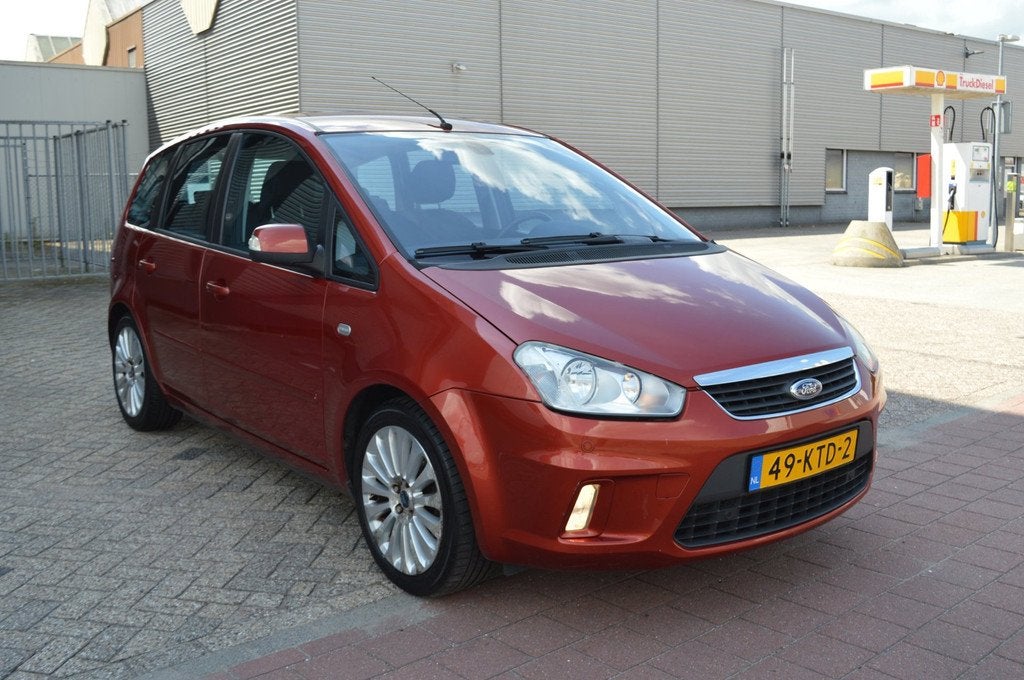 Ford C-Max 1.8-16V Limited bj10 ecc cruise trekhaak, Voorwielaandrijving, Gebruikt, Zwart, 4 cilinders