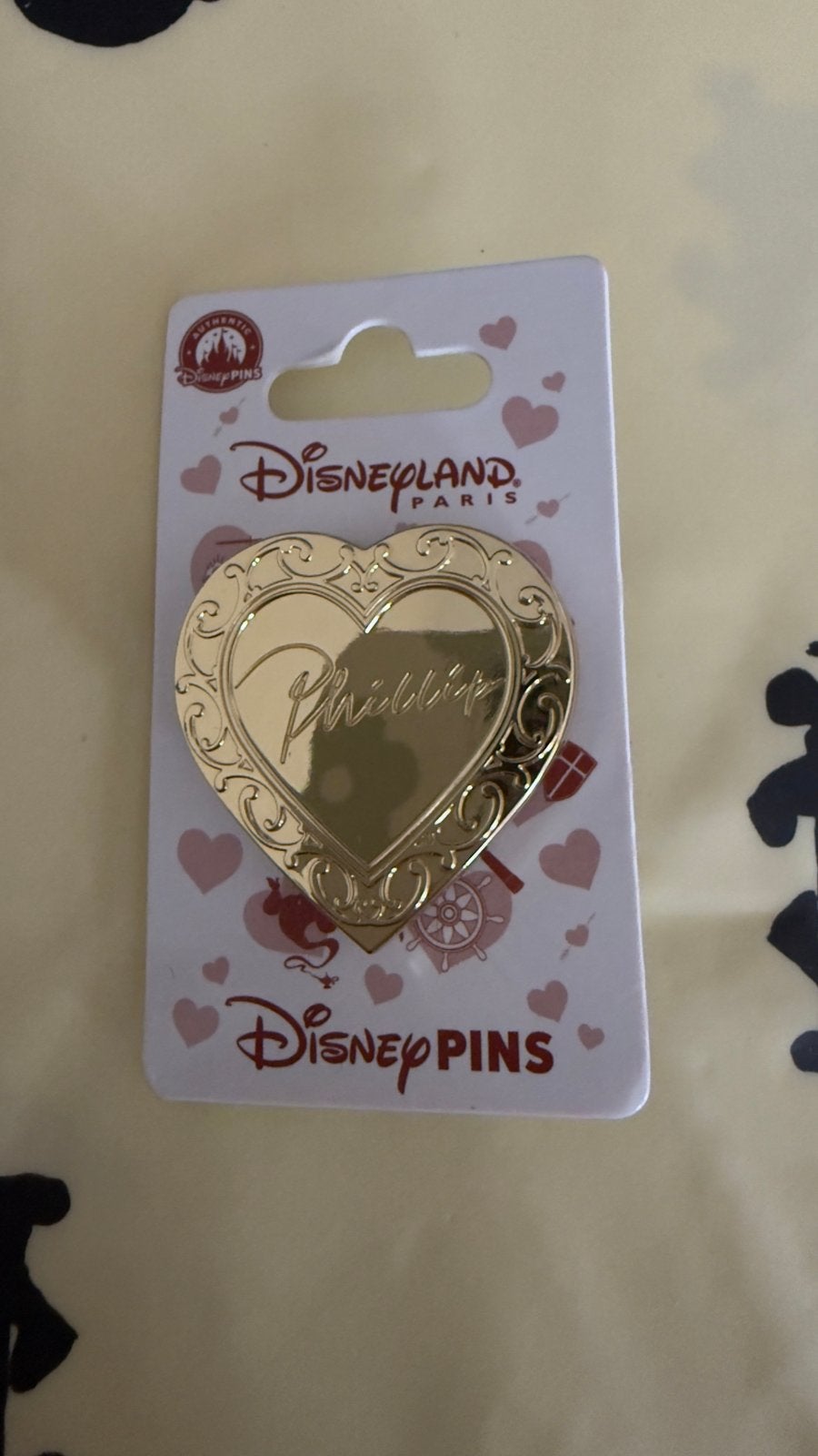 Disney Pin Prins Philip Doornroosje Disneyland Parijs, Ophalen of Verzenden, Sneeuwwitje of Doornroosje, Nieuw, Overige typen