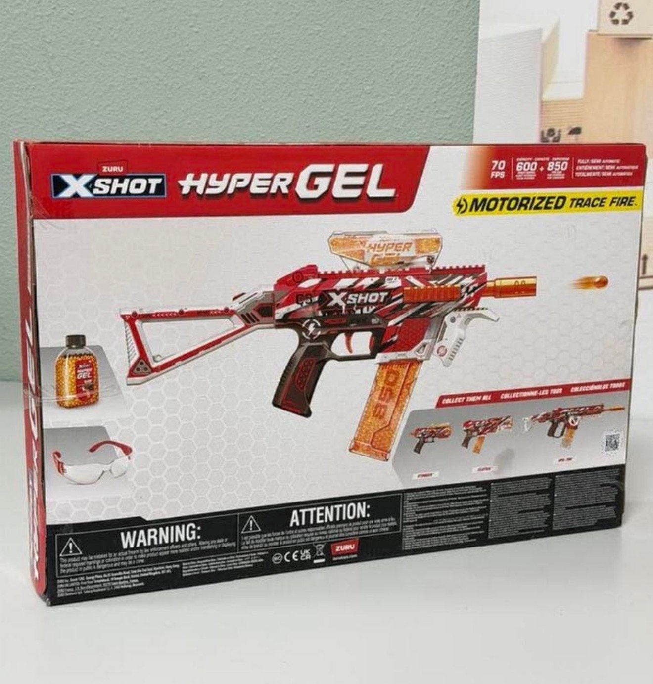 ZURU X-Shot Hyper Gel Trace Fire – Gemotoriseerd Gelblaster, Ophalen of Verzenden, Zo goed als nieuw, H, H