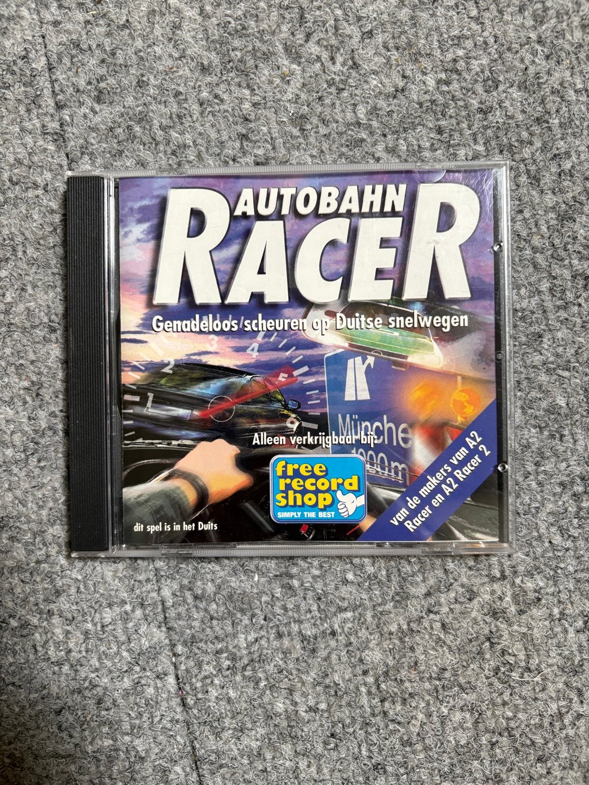 Autobahn Racer PC CD-ROM - Scheuren op Duitse snelwegen, Spelcomputers en Games, Games | Pc, 1 speler, Racen en Vliegen, Ophalen of Verzenden