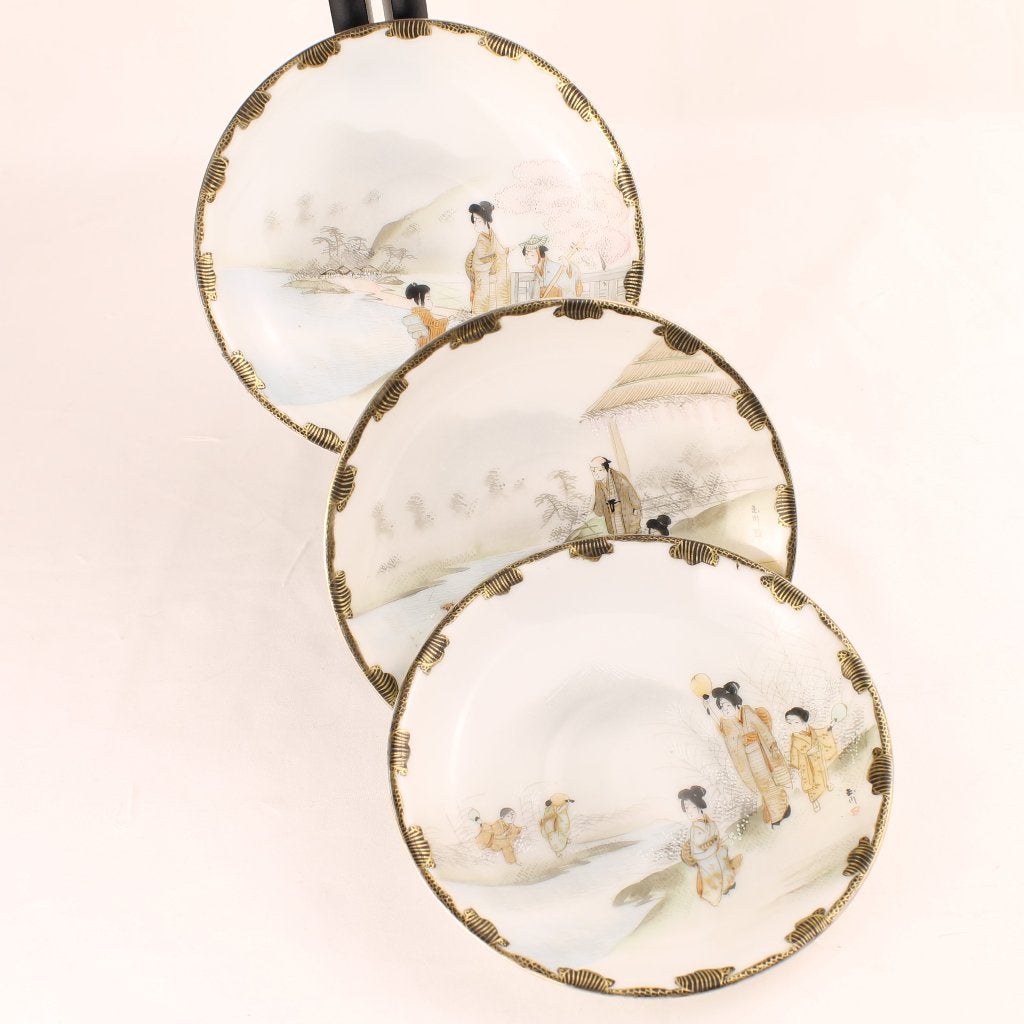 EADES Fine Japanese Porcelain - Schoteltjes (3), Ziggy's Warenhuis, Ophalen of Verzenden, Zo goed als nieuw, Bord of Schaal
