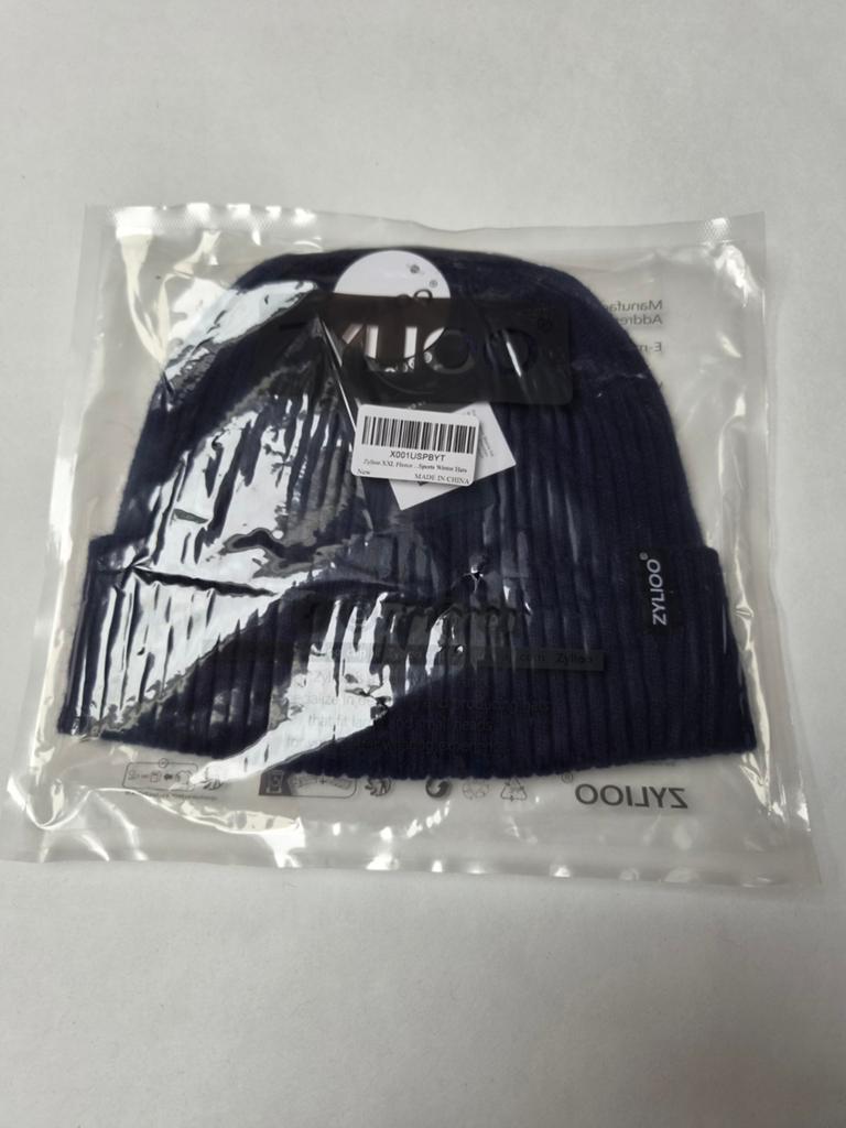 ZYLIOO Fleece Muts Beanie Navy Blauw - Nieuw, Onbekend., Nieuw, Overige maten, Ophalen of Verzenden