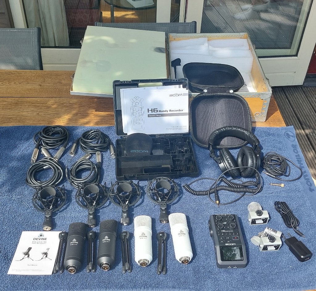 ZOOM H6 Handy Recorder - Uitgebreide Professionele Audioset, Ophalen of Verzenden, Zo goed als nieuw