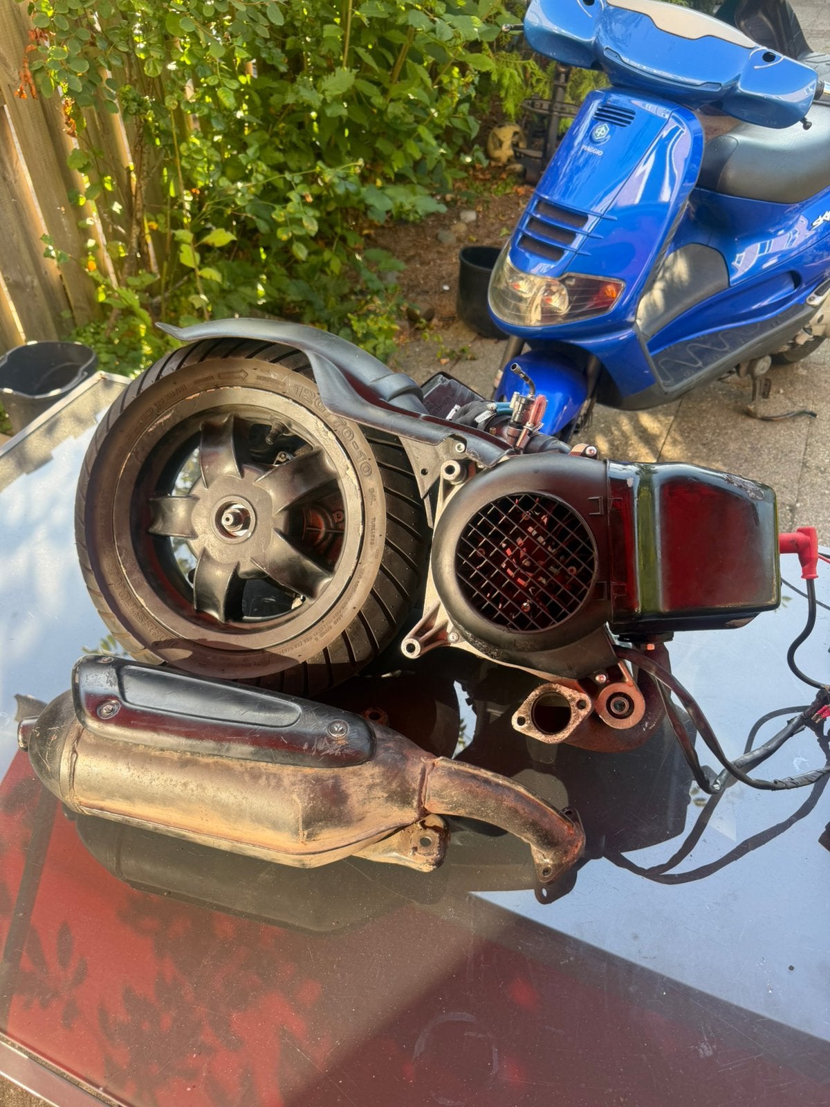 Plug&play Skipper 125cc 2t blok, Ophalen, Gebruikt, Blok, Piaggio