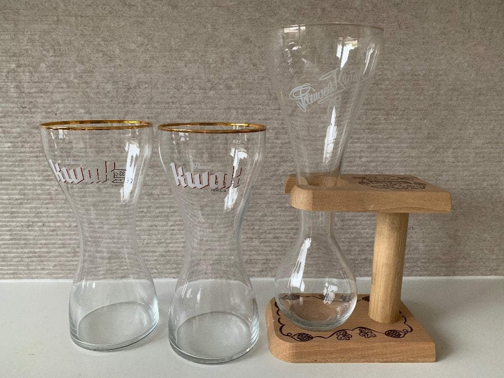 3 mooie glazen Pauwel Kwak bierglazen, Ophalen, Nieuw, Glas of Glazen, Overige merken