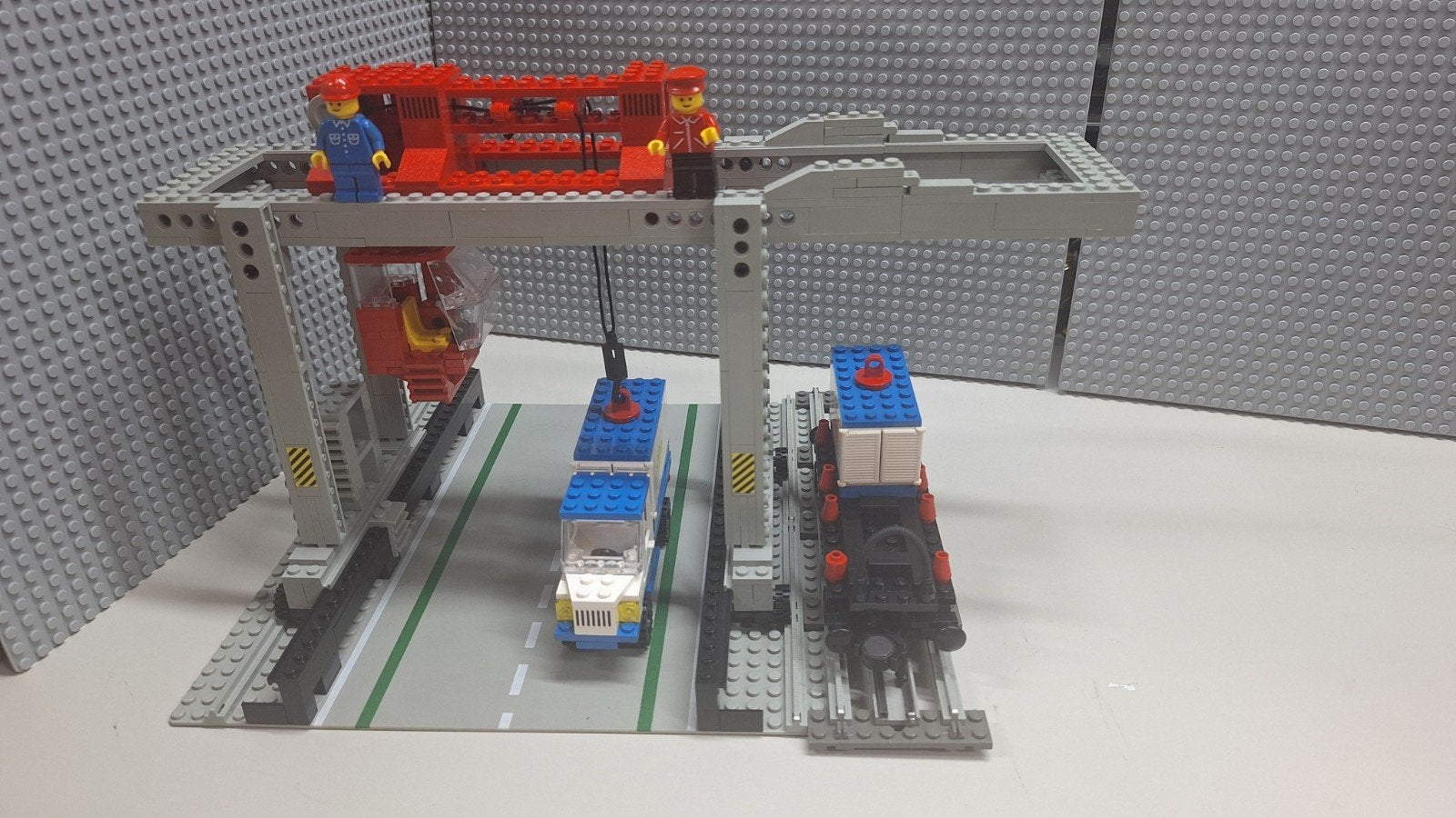 12 volt lego treibaan overslag 7823, Ophalen of Verzenden, Gebruikt