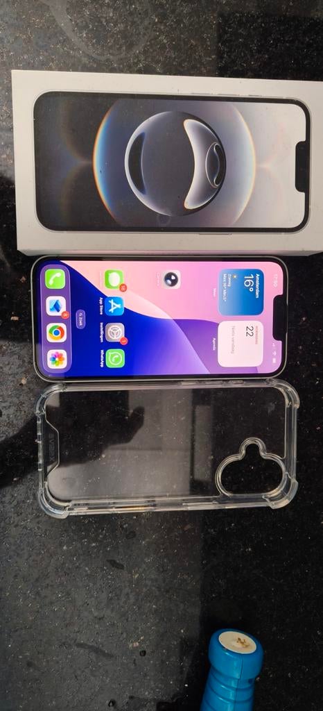 Apple iPhone 16e 256 GB Wit - Zo goed als nieuw, 256 GB, Wit, IPhone 16, Ophalen of Verzenden