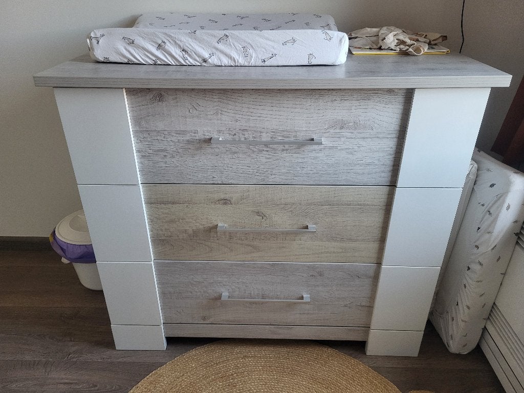 Commode houtlook, Ophalen, Gebruikt, 50 tot 70 cm, 100 cm of meer