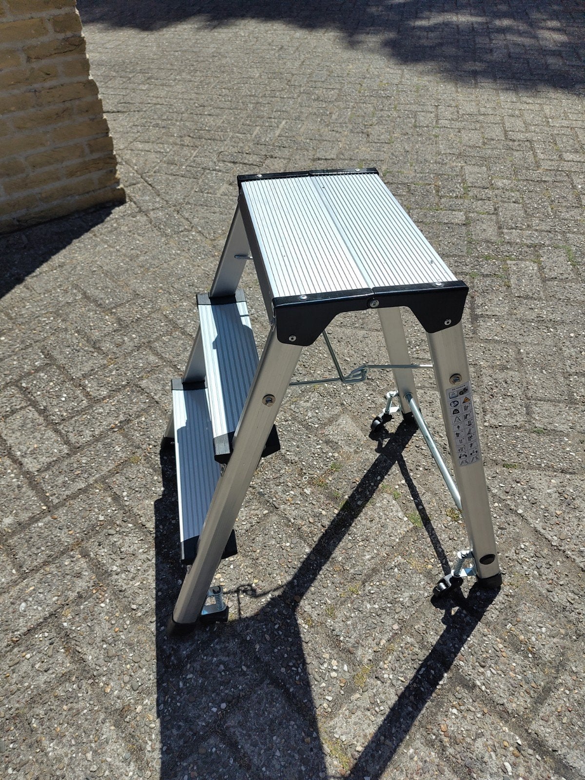 Opklapbaar trapje met wielen, 61 cm hoog, Ophalen, Gebruikt, Trap, Opvouwbaar of Inschuifbaar