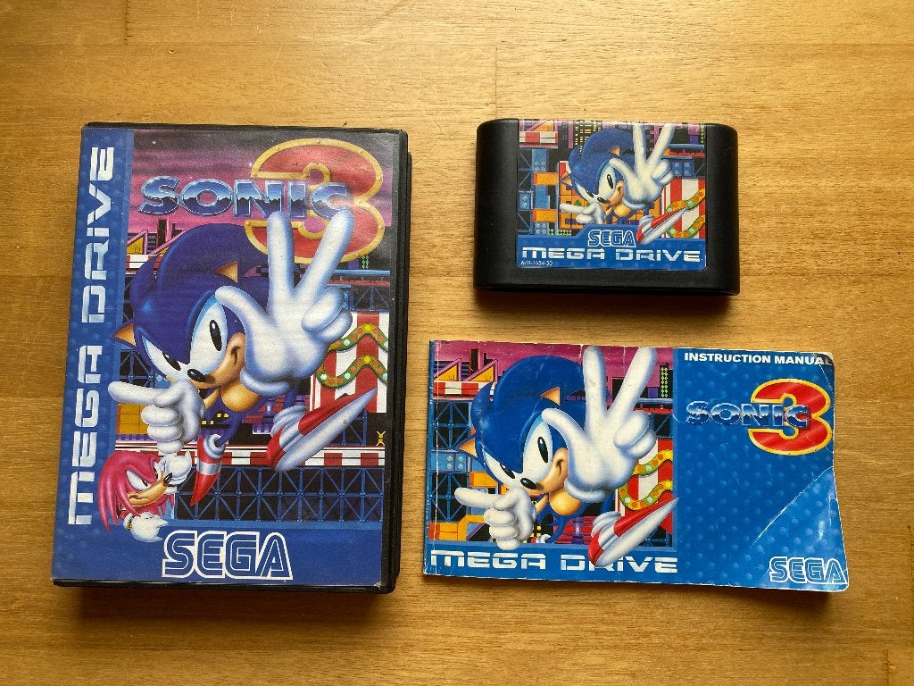 sonic 3 sega mega drive, Spelcomputers en Games, Games | Sega, Gebruikt, 1 speler, Racen en Vliegen, Ophalen of Verzenden
