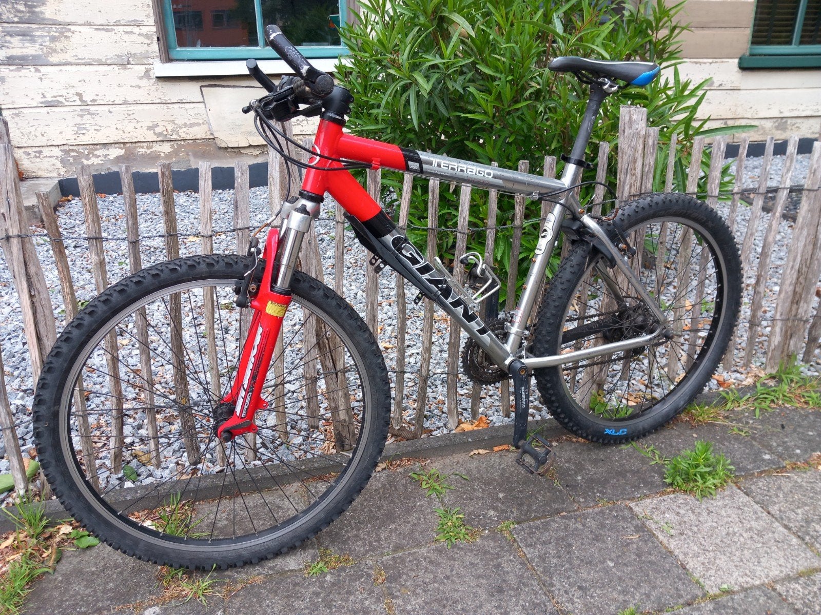 Goede Giant terrago 26 inch mountainbike., Fietsen en Brommers, Fietsen | Mountainbikes en ATB, Ophalen, Gebruikt, Hardtail, Velgrem
