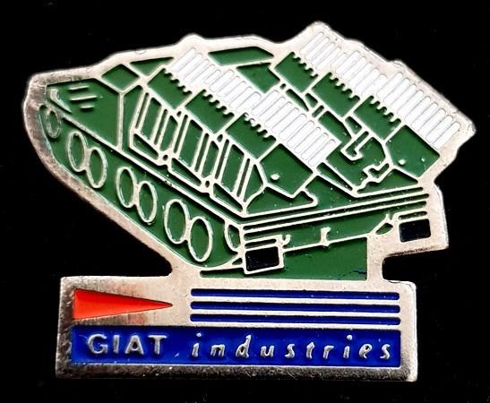 Giat Industries- legertank pin, Verzenden, Nieuw, Transport, Speldje of Pin