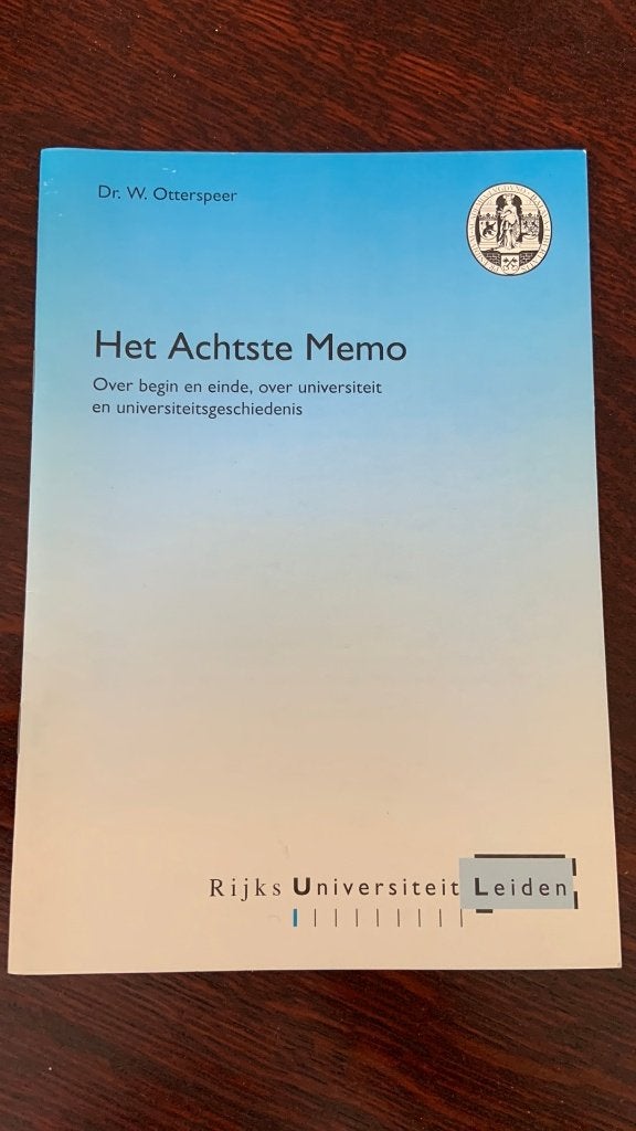 Het achtste memo - W. Otterspeer, Ophalen of Verzenden, Gelezen