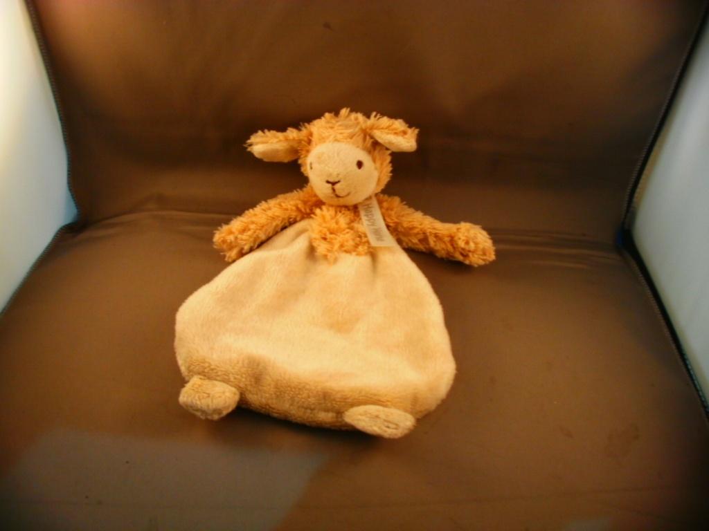 happy horse schaap livio tut doekje bruin/crème velours en, Nieuw, Ophalen of Verzenden, Wasbaar, Middelgroot (20 tot 80 cm)