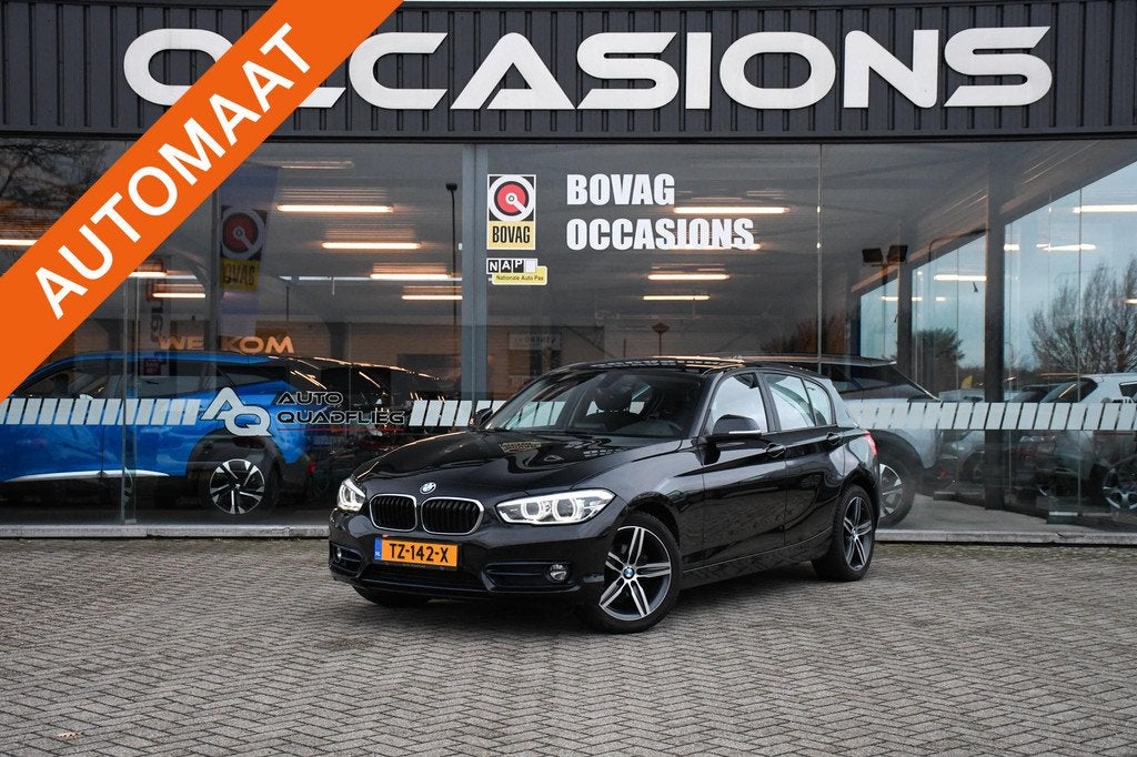 BMW 1-serie 118i Corporate Lease Executive NAVIGATIE/ DAB/ L, Auto's, BMW, 12 maanden, Gebruikt, Zwart, Origineel Nederlands