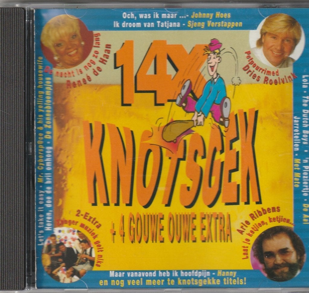 14 x Knotsgek, Cd's en Dvd's, Verzenden, Zo goed als nieuw, Levenslied of Smartlap