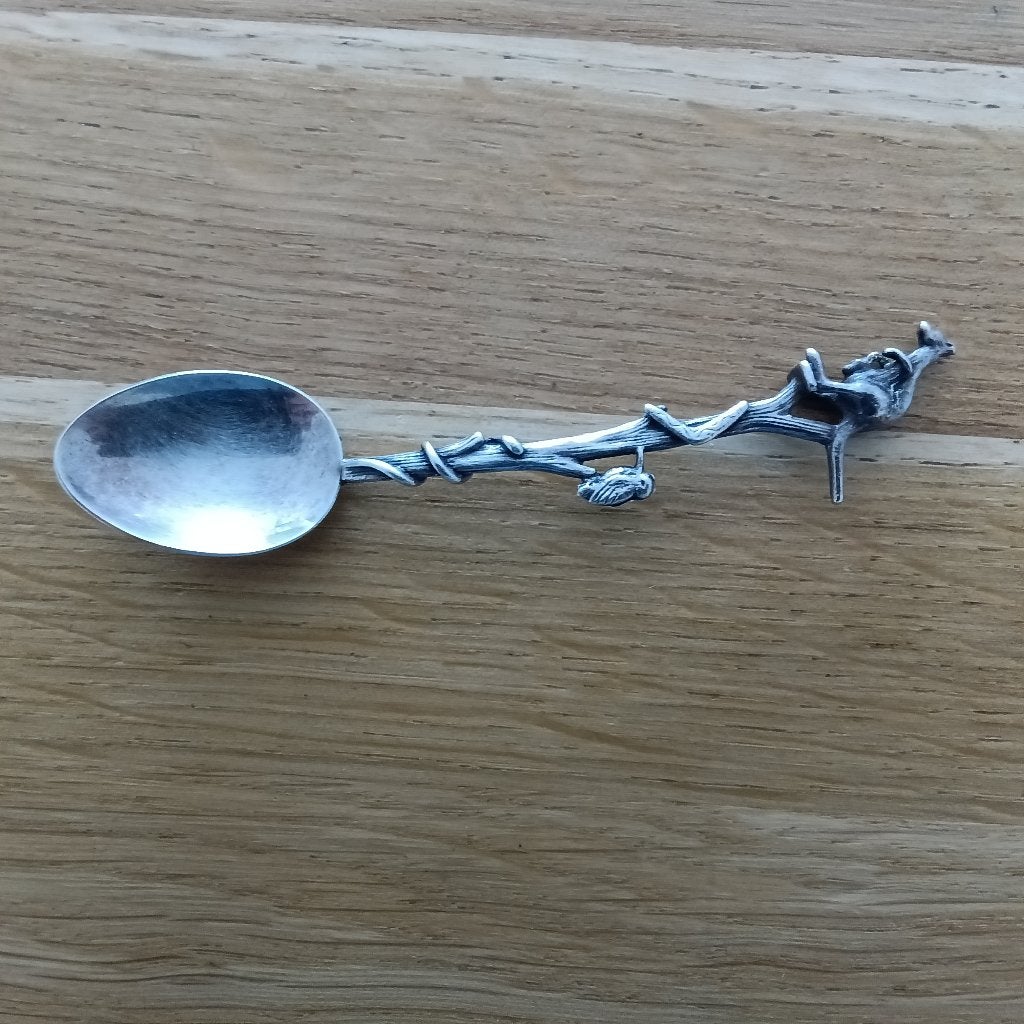 Zilveren sierlepel, Antiek en Kunst, Ophalen of Verzenden, Zilver