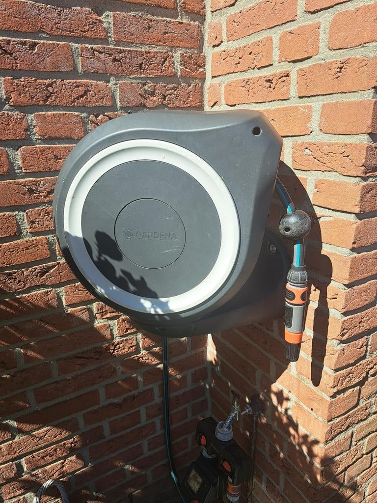Gardena wandslangenbox Roll Up - 15 meter, Ophalen of Verzenden, Tuinslang