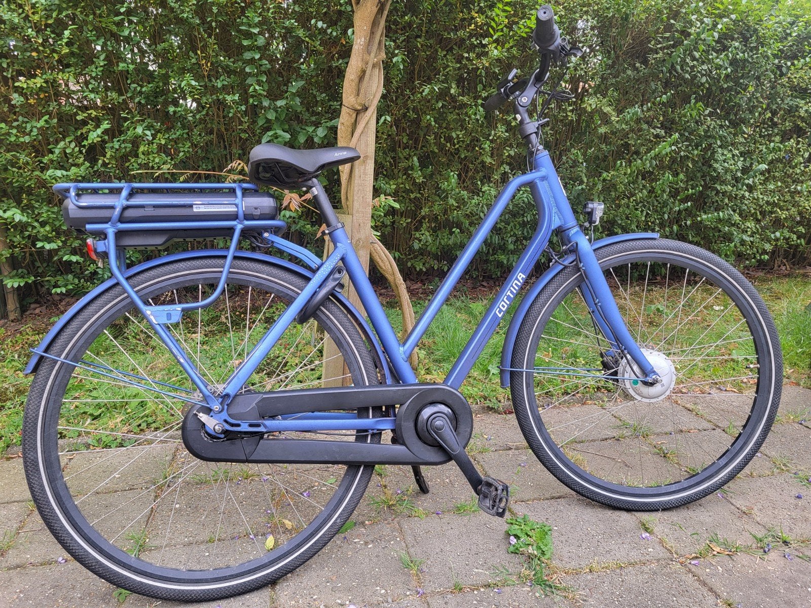 Cortina E-Foss elektrische dames fiets, Fietsen en Brommers, Elektrische fietsen, 47 tot 51 cm, Ophalen, Gebruikt